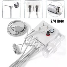 Portable Dental Turbine Unit Weak Suction 3 Way Syringe Work with Air Compressor