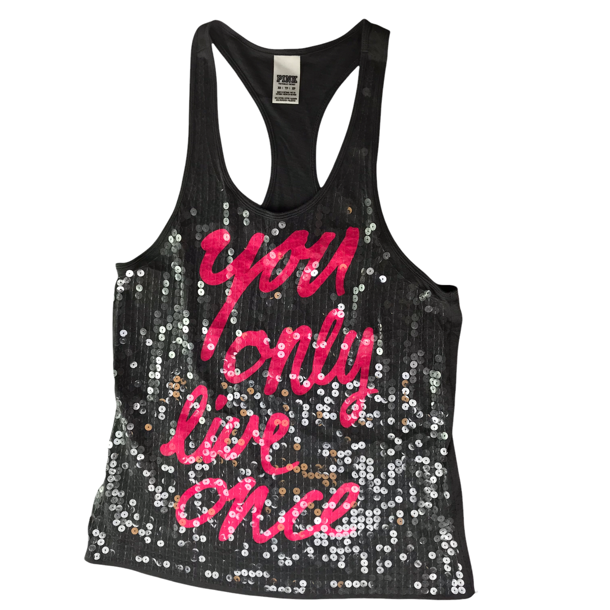 トップス 9090 girl OG Logo Glitter Tank Top S 9090 girl OG Logo Glitter Tank Top S