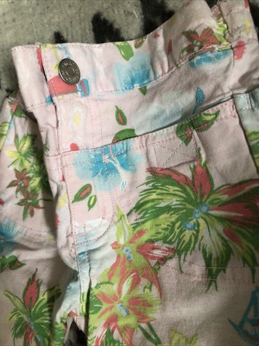 Vintage Cherokee Little Girls Pink and White Floral Pants Size 4 - Picture 5 of 5