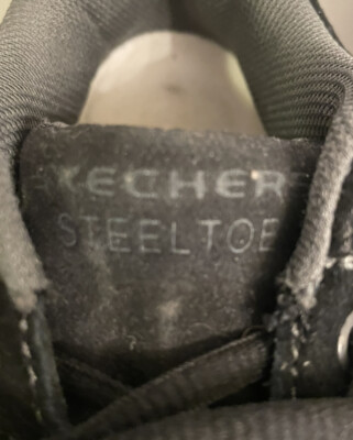メープル Skechers Women's Size 9 Felton Turvey Oxford Steel Toe Black