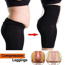 Women Tummy Control Pants High Waist Shorts Body Shaper Thigh Slimming Shapewear