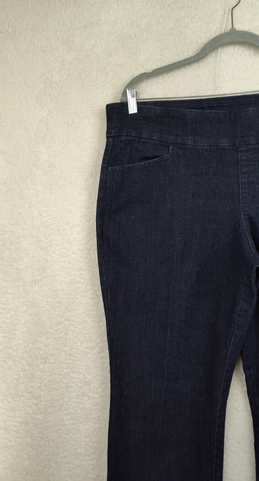 Denim Co Mujer Leggings 16 Azul Mezcla de Algodón Pull On Regular Denim Pantalones Foto 2 de 4