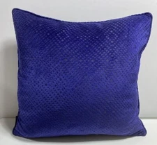 Beautiful Velvet Navy Blue Down Filled Throw Pillow Casa Decor Home