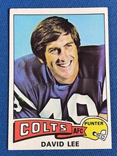 1975 Topps David Lee Football Card #361 VG Baltimore Colts