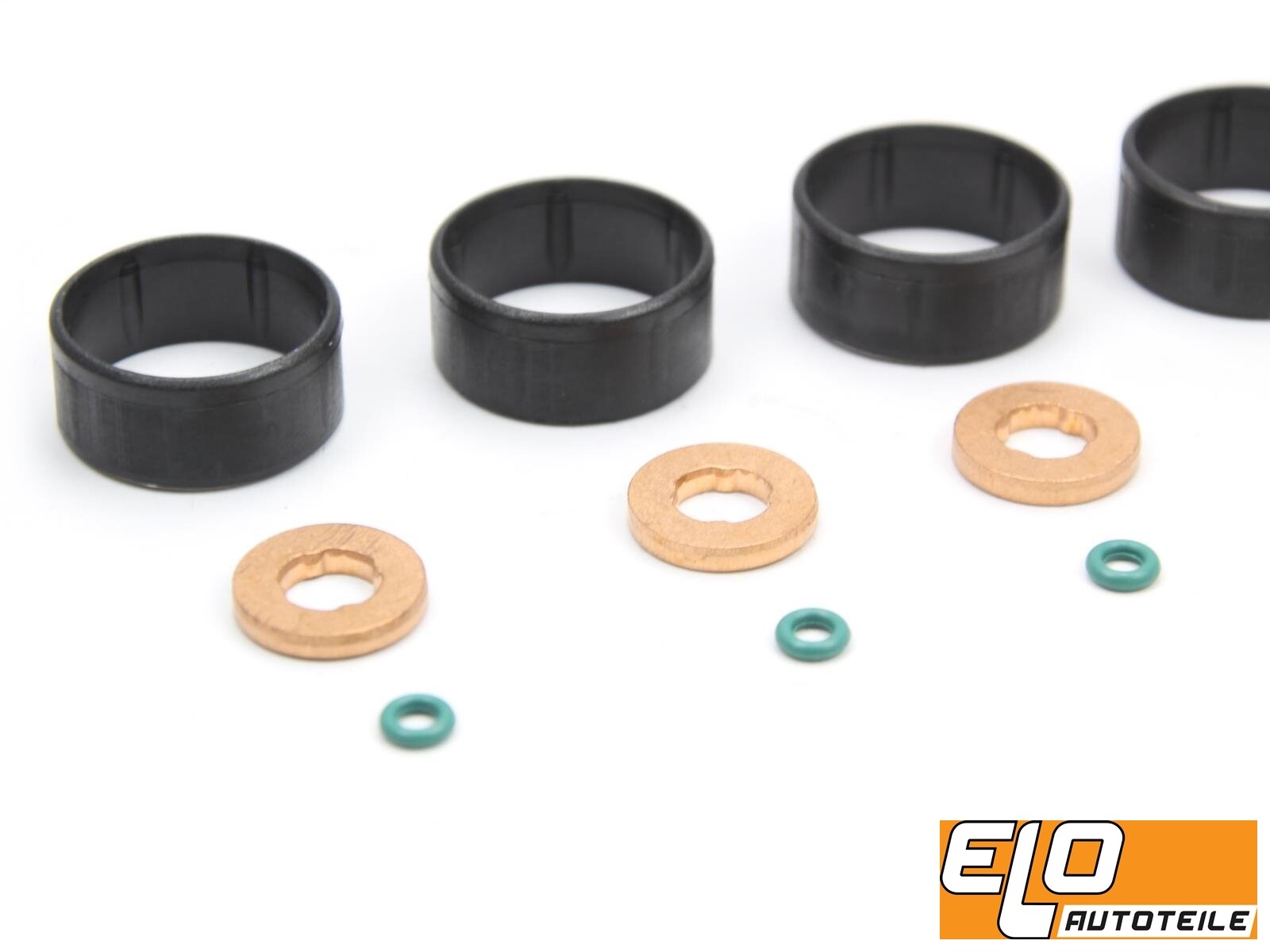 Einspritzdüse Dichtungssatz 4-tlg - Für Citroen, Peugeot 1.6 HDI/TDCI Motoren