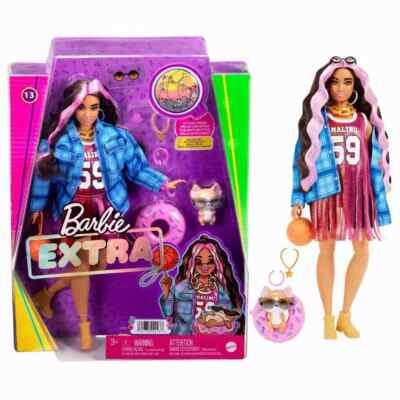 Muñeca Barbie Extra con Accesorios Juego Juguete para Niña Mattel