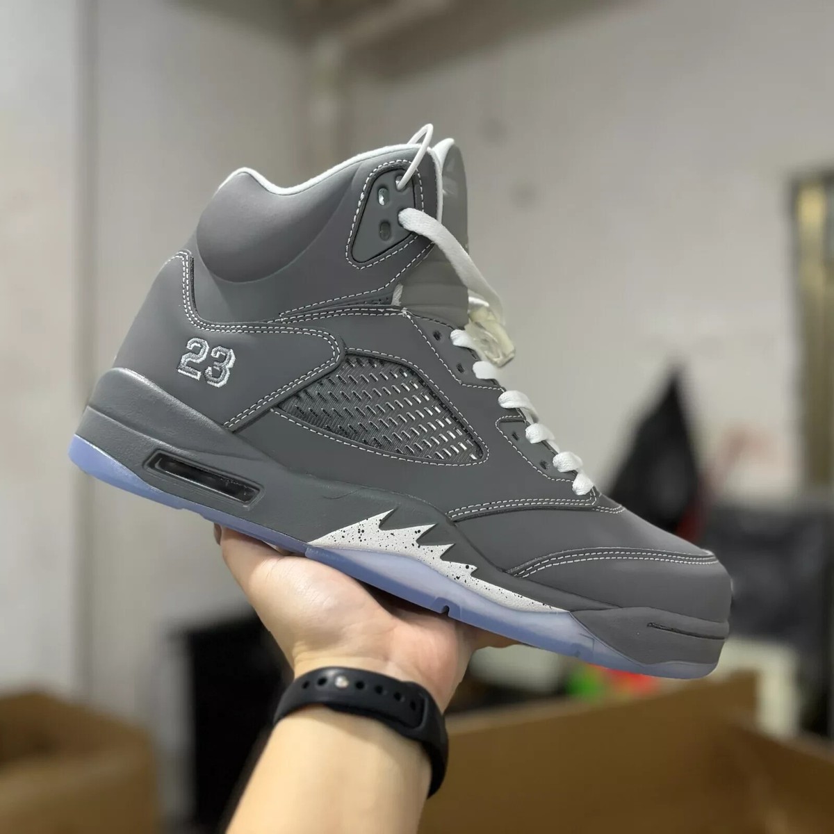 Jordan 5 Retro 'Wolf Grey' 136027-005 Men's Size US 7-12 | eBay