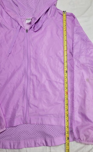 Champion Jacket Women's Medium Pink Windbreaker Lightweight Hooded Workout - Picture 6 of 10
