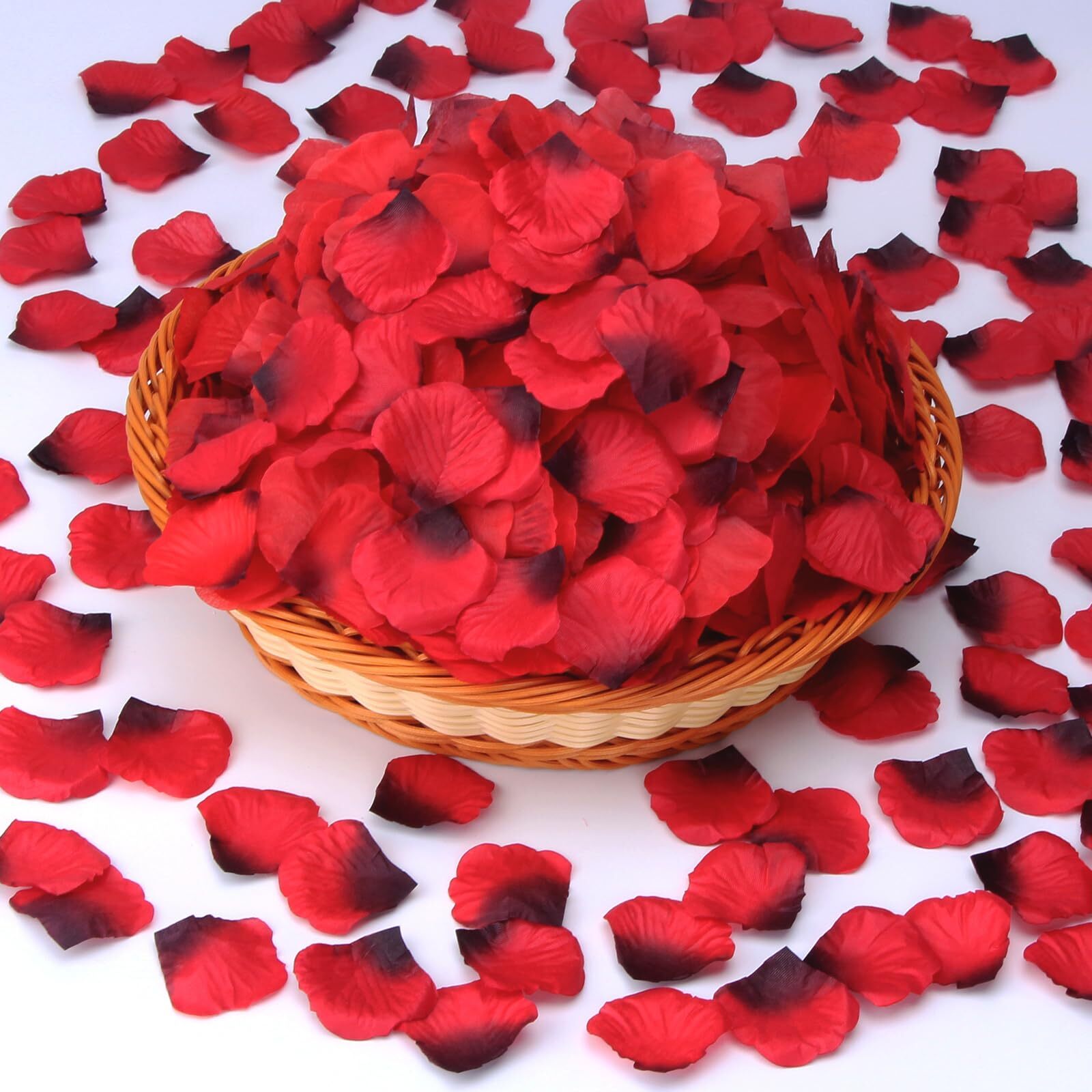 2000 PCS Silk Rose Petals Artificial Flower Petals for Wedding Party Valentin...