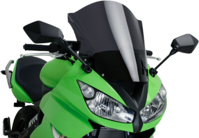 #ad Black Windshield Windscreen Deflector Fit for Kawasaki Ninja 650R 2009 2010 2011 $28.95