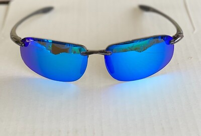 #ad Maui Jim B407 11 Ho#x27;okipa Grey Frame Blue Hawaii Polarized Lenses Hookipa $109.00
