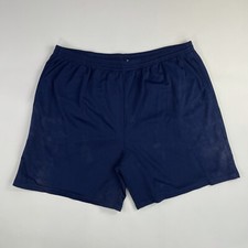 Vintage Nike Shorts XL Navy Blue Men Basketball Sportswear Swoosh Stained 19