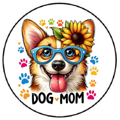 #ad DOG MOM SIBERIAN HUSKY ENVELOPE SEALS LABELS STICKERS PARTY FAVORS $2.29