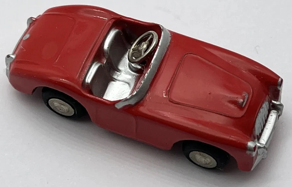 Vintage Schuco Modellauto - Austin Healey six 100 - Rot - 1960er - 1:87 - Bild 3 von 4