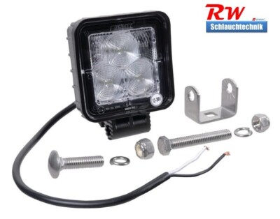 Arbeitsscheinwerfer LED, 8W, 720lm, quadratisch, 10/12/24/30V, Flutlicht