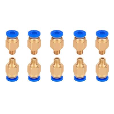 10-Pack PC4-M6 Pneumatic Fittings Creality Ender 3/5 CR-10 Compatible Parts