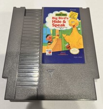 Sesame Street: Big Bird's Hide & Speak (Nintendo NES, 1990) Working