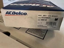 Disc Brake Pad Set ACDelco 17D1316MHF1 / 19431197 (NEW)