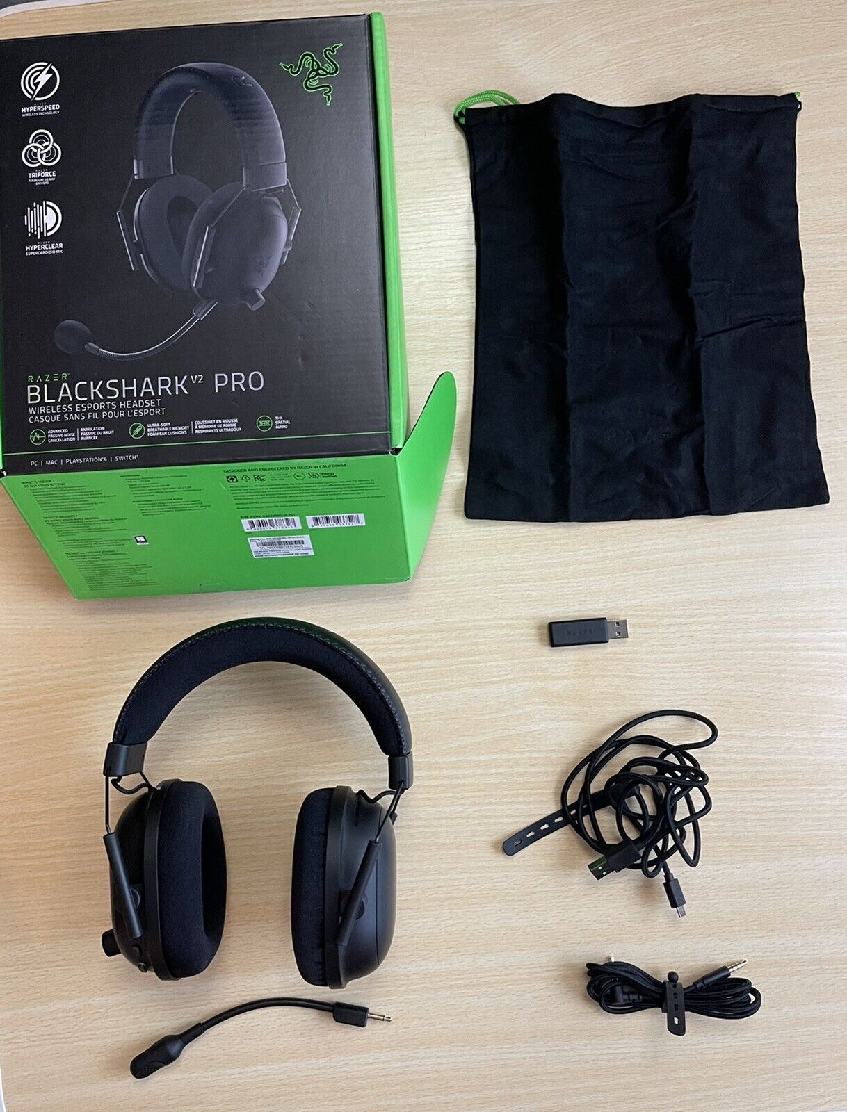 人気カラーの Razer BlackShark V2 Pro Wireless Gaming Headset Black -NR6854 - 最高の