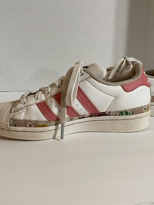Adidas Superstar Youth Size 4. Rose Pink White Floral Band. | eBay Adidas Superstar Youth Size 4. Rose Pink White Floral Band. | eBay