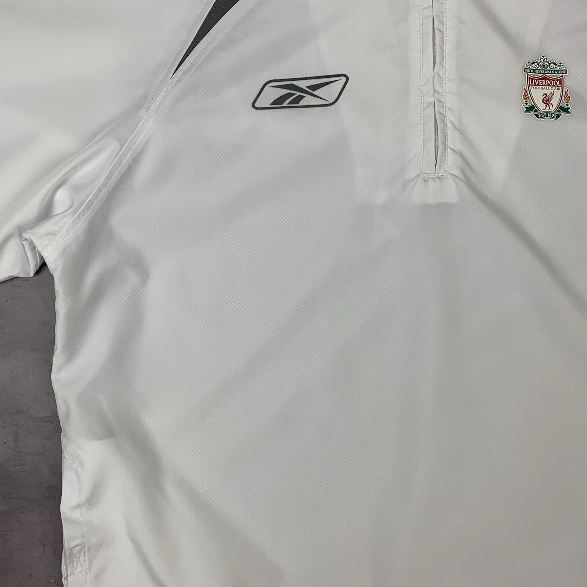 Vintage 1/4 Zip Jacket Reebok Liverpool Big Logo 90s | eBay Vintage 1/4 Zip Jacket Reebok Liverpool Big Logo 90s | eBay