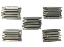 25 pc 2" PHILLIPS 3 DRIVER BITS TIP AND 7 FLAT HEAD END PH3 / 7 SCREWDRIVER