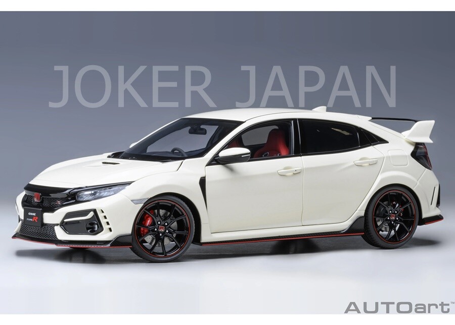 ミニカー AUTOart 1/18 Honda CIVIC TYPE R FK8 AUTOart Honda Civic Type R (FK8) 2021 (Championship White) 73220 1