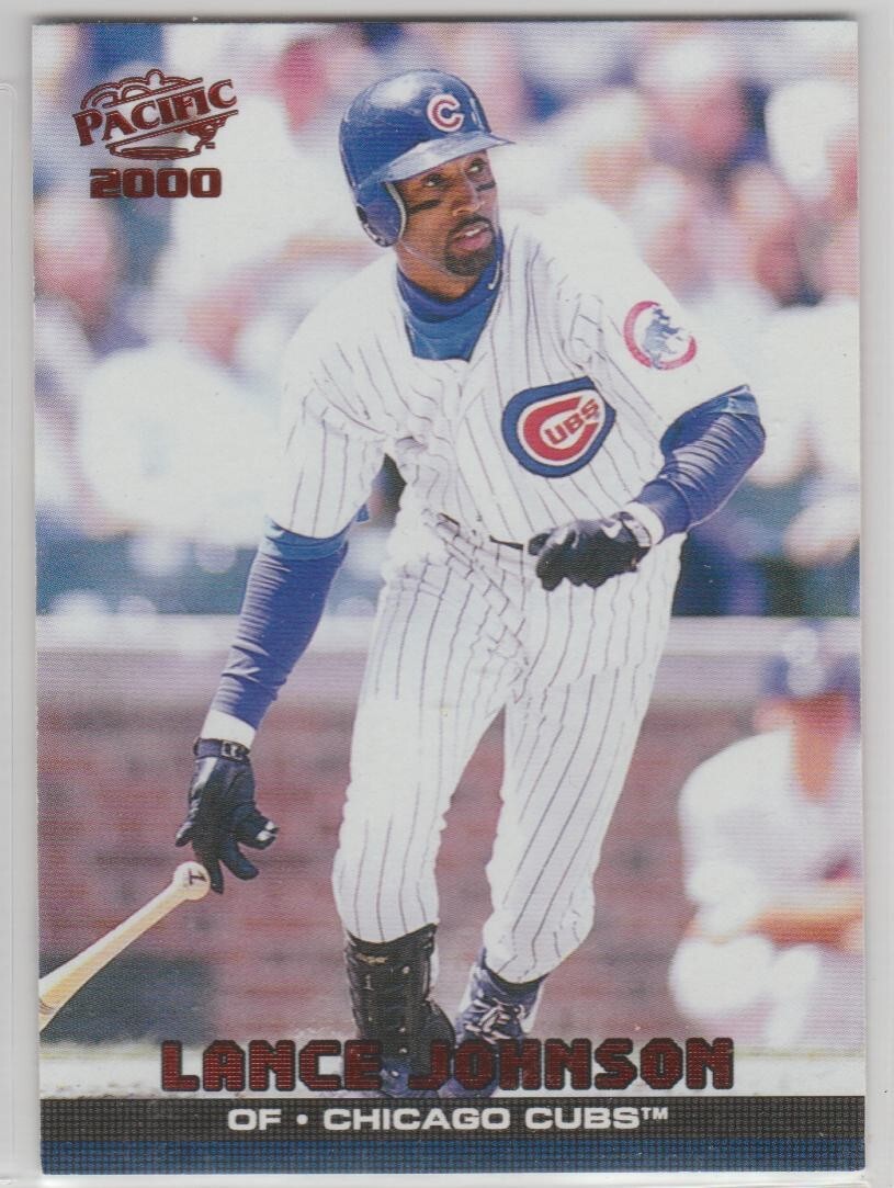 2000 Pacific Ruby #84 Lance Johnson Chicago Cubs 7-Eleven Exclusive