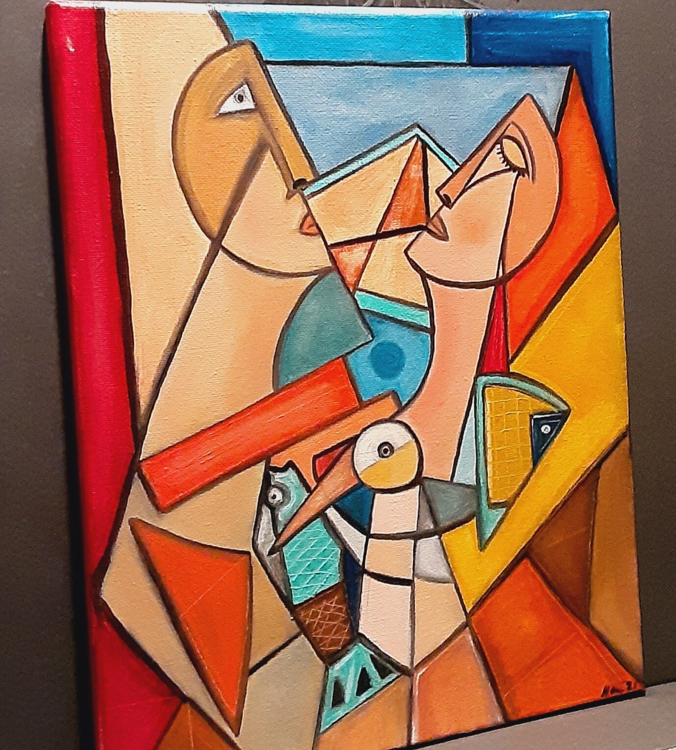 oil on canvas painting eBay