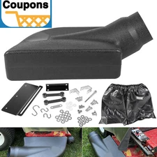 Adapter Mow-N-Vac Kit Leaf Vacuum Bagger 62468 Universal Deck Boot Chute