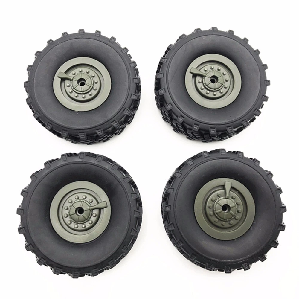 Neumáticos RC 4uds | Ruedas 85mm Con Cubo Hexagonal 12mm | Repuesto Para Coches RC 1/16 | Caucho Antidesgaste