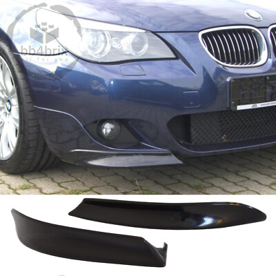 Frontlippe Frontansatz Ansatz Flaps passend für BMW 5 E60 E61 M-Paket 2-teilig