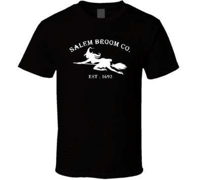 Salem Broom Co Est 1692 Halloween Flying Witch T-Shirt tee Unisex