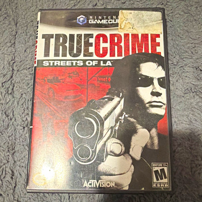 Activision True Crime: Streets of LA Nintendo GameCube CIB Case Manual Disc