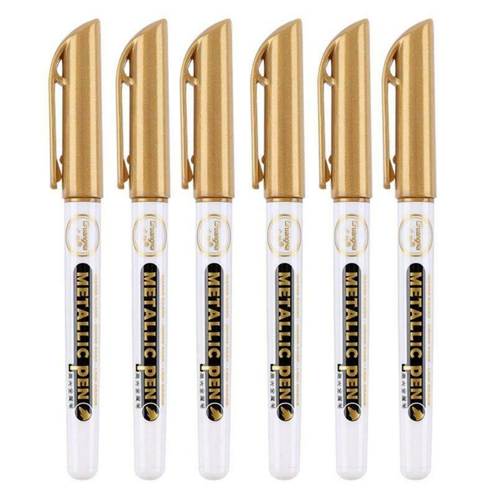 6Pack 0.7mm EF Tip Epoxy Resin Acrylic Paint Highlight Pen M