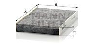 MANN-FILTER CUK2945 Filter, Innenraumluft Passend FüR Nissan Renault