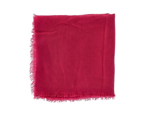 Gucci Fringed Scarf in Pink Cotton - 第 1/3 張圖片