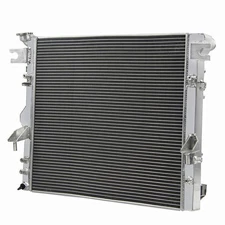 BriSunshine 3 Rows Aluminum Radiator For 2007-2018 Jeep Wrangler JK 3.6L 3.8L V6