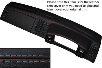 Rotes Stich Dashboard Lederhaut Abdeckung Passt Für VW Scirocco MK2 1981-1992