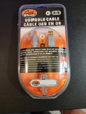 Brand New Geek Squad 6' FT IEEE1394 Firewire Gold Cables With 6-6 Pin GS-6FW66
