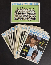 1964 Topps CHICAGO WHITE SOX 27 Baseball Card Lot Mixed Grades (Ward/Peters+++)