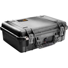 Pelican 1500 Watertight Hard Case with Foam Insert, Black