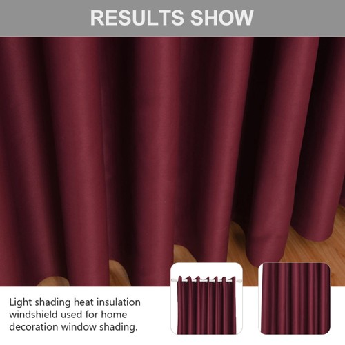 2 Pcs Blackout Curtains Decorative Accessories Indoor Simple Shading - Picture 10 of 12