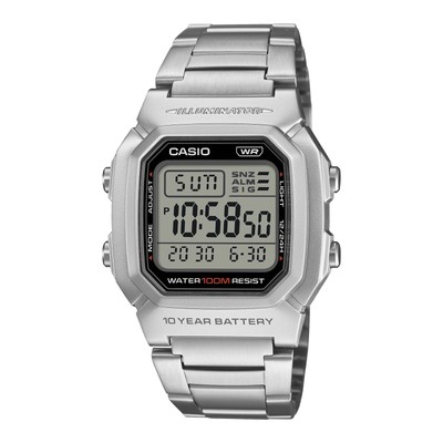 Unisex Wristwatch CASIO W-800HD-1AVEF Steel Chrono Alarm Vintage Sub 100mt