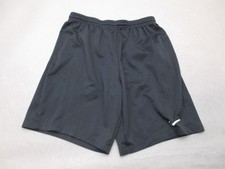 Nike Size S Boys Black Elastic Waist Drawstring Activewear Athletic Shorts 538
