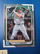 2024 Bowman Chrome Myles Naylor #BCP-136 Oakland Athletics