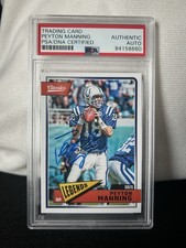 Peyton Manning 2018 Panini Classics Autograph PSA DNA Colts Broncos HOF Legend
