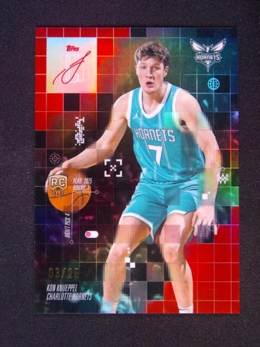 2025 Topps Signature Kon Knueppel Red (RAW)