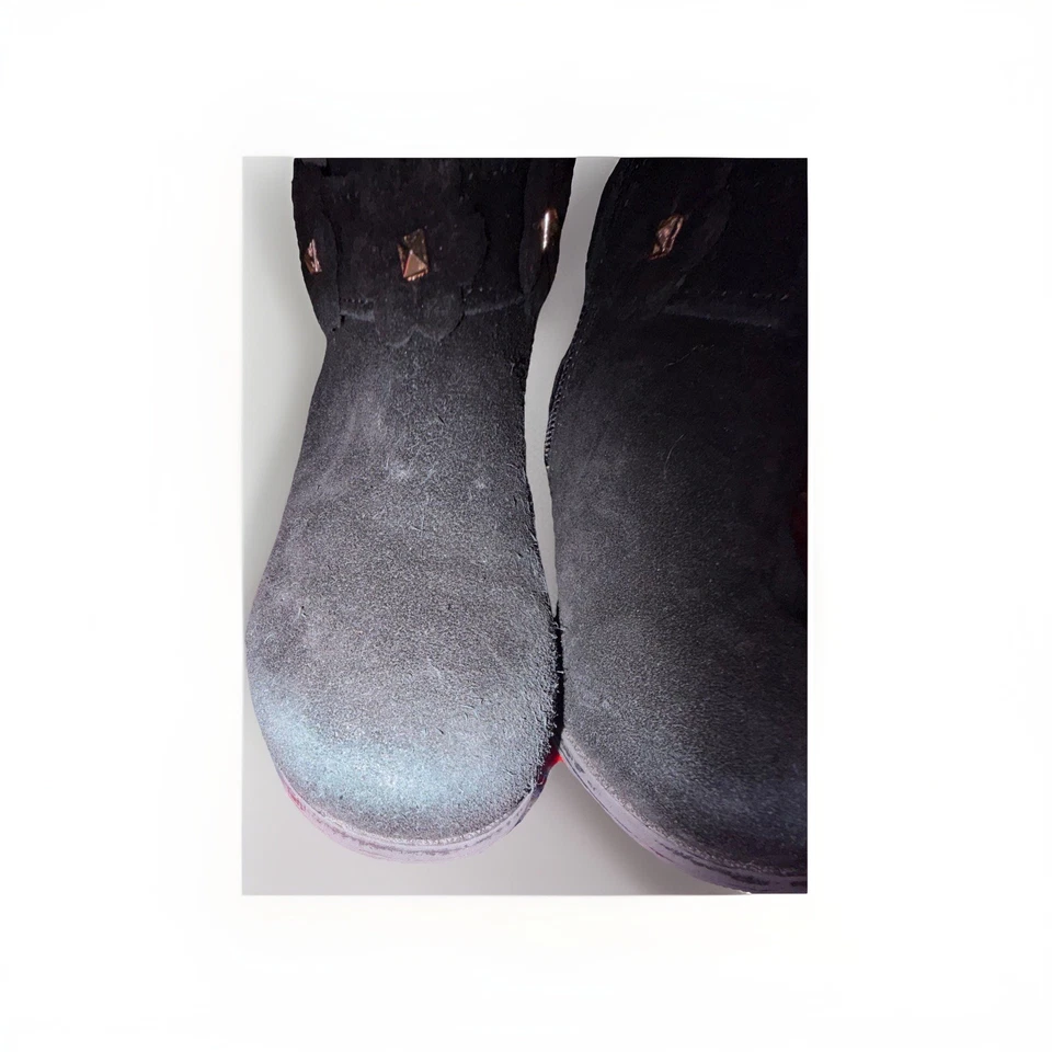 Botas de gamuza negras Michael Kors|Talla 10 (niño pequeño)|Estilo "Emma Flora" Foto 2 de 4