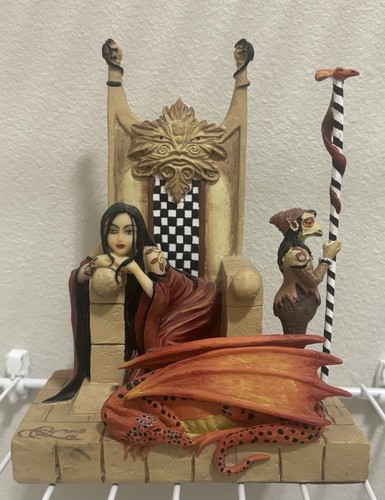 Amy Brown Signature Series Retired Red Queen Fantasy Figure Dragon Fairy